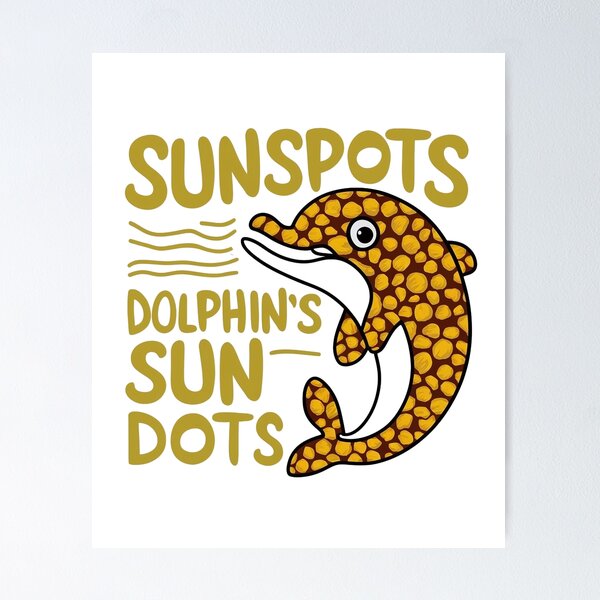 Item preview, Sunspot "Sunspots: Dolphin's Sun Dots",Kids,Women,Girls,Man, T-Shirt designed and sold by AI-volution.