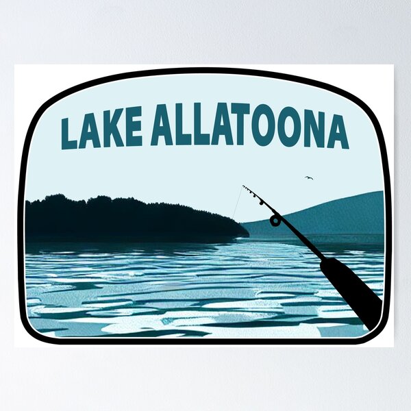 Item preview, Lake Allatoona Georgia Fishing Rod designed and sold by Esskay Designs.