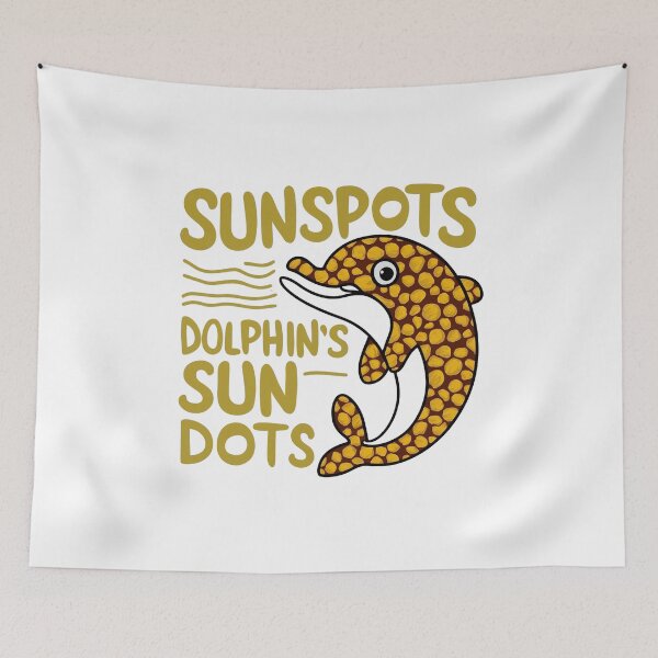 Item preview, Sunspot "Sunspots: Dolphin's Sun Dots",Kids,Women,Girls,Man, T-Shirt designed and sold by AI-volution.