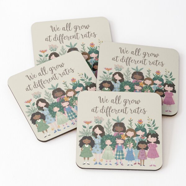 Item preview, We all grow at different rates - Plant Lover Edition designed and sold by pixelated_echoes.