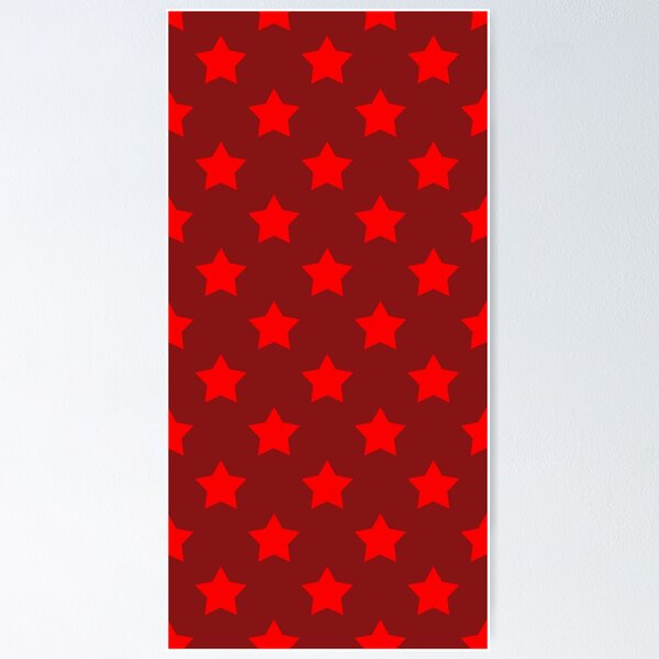 Item preview, Red Stars Maroon Background Pattern Design designed and sold by PatternTitan.
