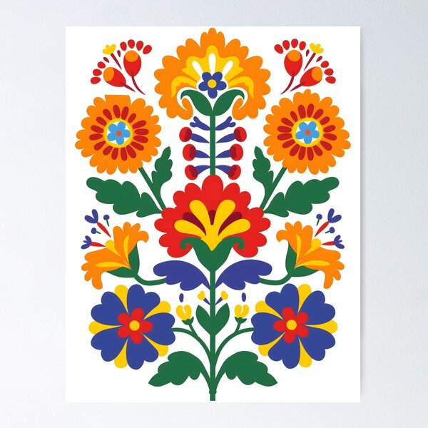 Item preview, Hungarian Folk Flower Design designed and sold by xiao xuans.