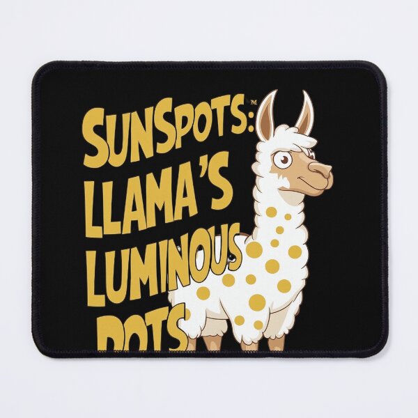 Item preview, Sunspot "Sunspots: Llama's Luminous Dots" T-Shirt designed and sold by AI-volution.