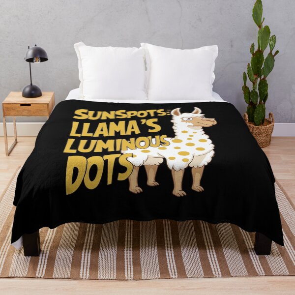 Item preview, Sunspot "Sunspots: Llama's Luminous Dots" T-Shirt designed and sold by AI-volution.