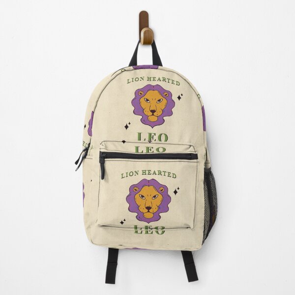 Item preview, Lion Hearted Leo Zodiac Sign Design designed and sold by keepsketching.