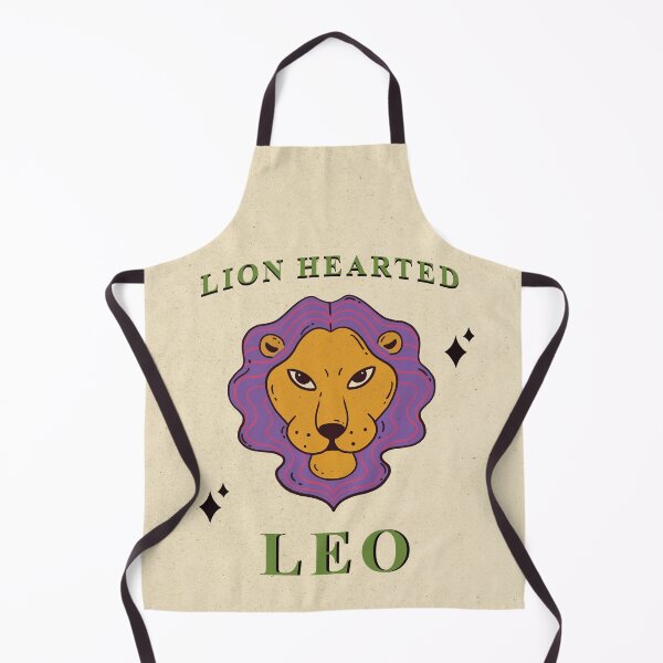 Item preview, Lion Hearted Leo Zodiac Sign Design designed and sold by keepsketching.