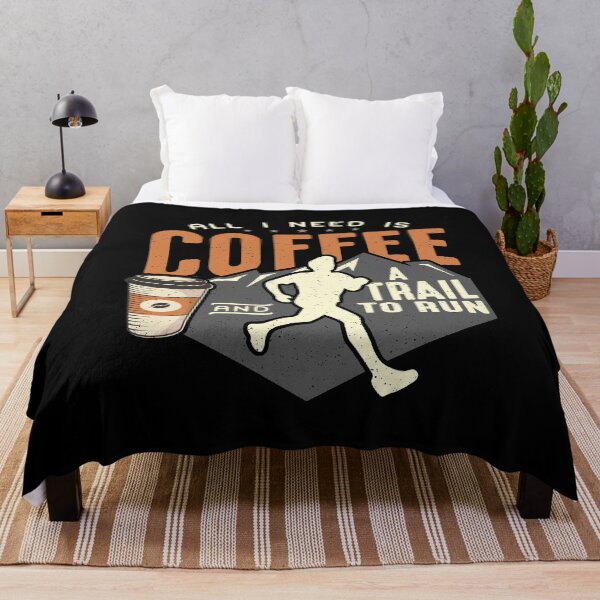 Item preview, Trail Running All I Need Is Coffee And Trail Race designed and sold by tshirtconcepts.