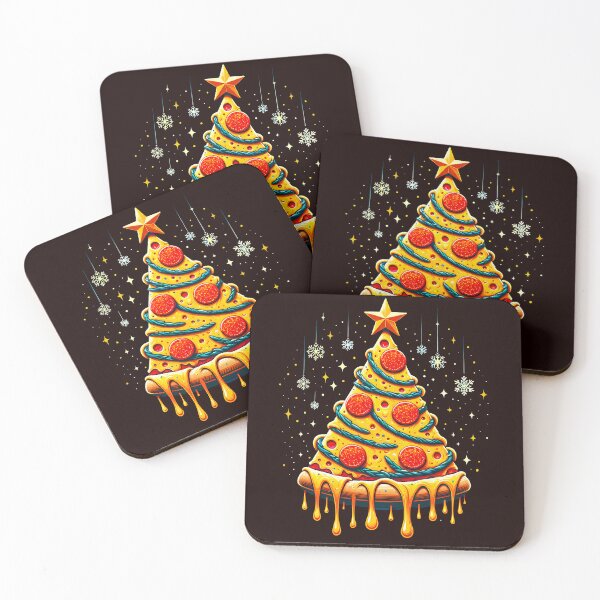 Item preview, Christmas Pizza Tree Festive, pepperoni Lover Xmas Gift designed and sold by Logiamerch.