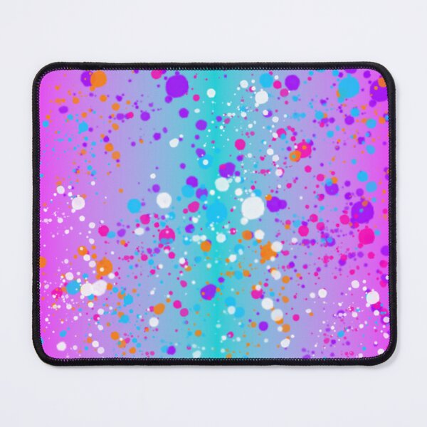 Item preview, Splatter Pattern (pinks, purples, turquoise, white & orange) designed and sold by dddesignsnj.