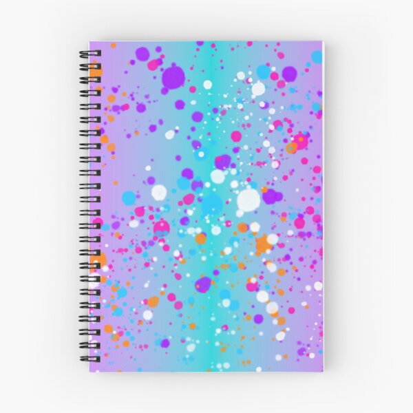 Item preview, Splatter Pattern (pinks, purples, turquoise, white & orange) designed and sold by dddesignsnj.