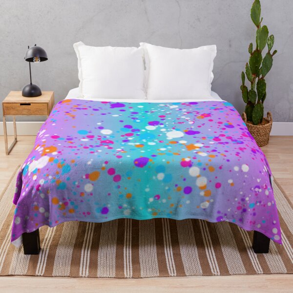 Item preview, Splatter Pattern (pinks, purples, turquoise, white & orange) designed and sold by dddesignsnj.