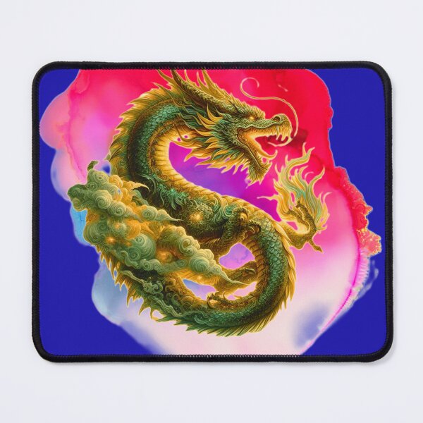 Item preview, Dragon in golden dance designed and sold by DesignNebula.