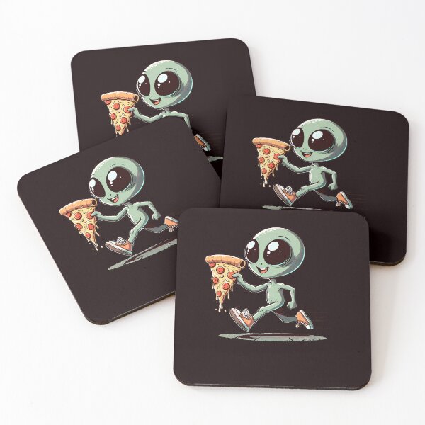Item preview, Funny Alien Pizza Lover  designed and sold by Logiamerch.