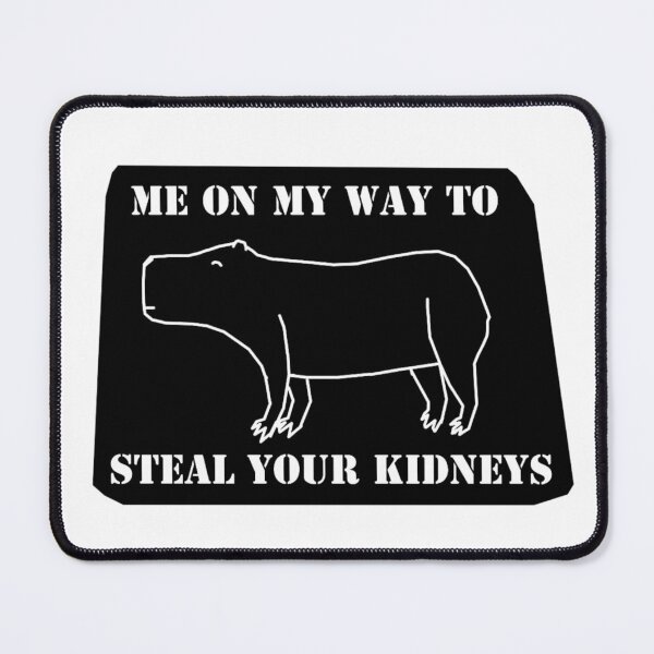 Item preview, Kindey stealing capybara designed and sold by Natty Warkentin.