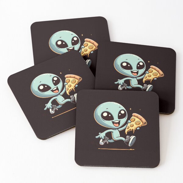 Item preview, Funny Alien Pizza Lover  designed and sold by Logiamerch.