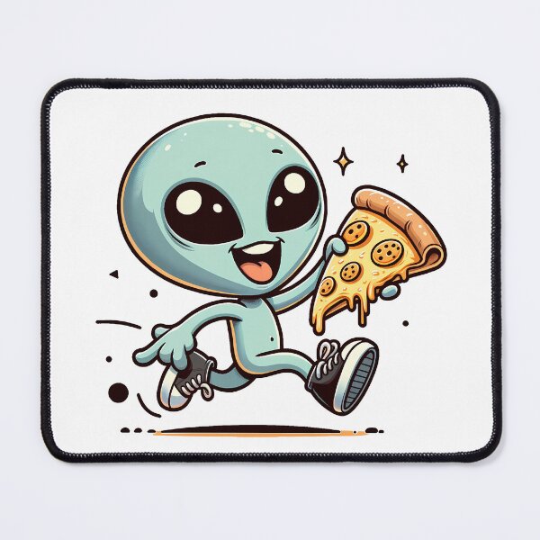 Item preview, Funny Alien Pizza Lover designed and sold by Logiamerch.