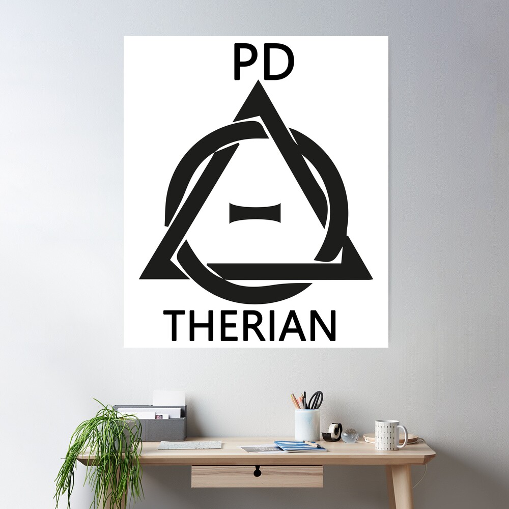 PD (ytb) Theta-Delta Therian Symbol PD THERIAN | Sticker