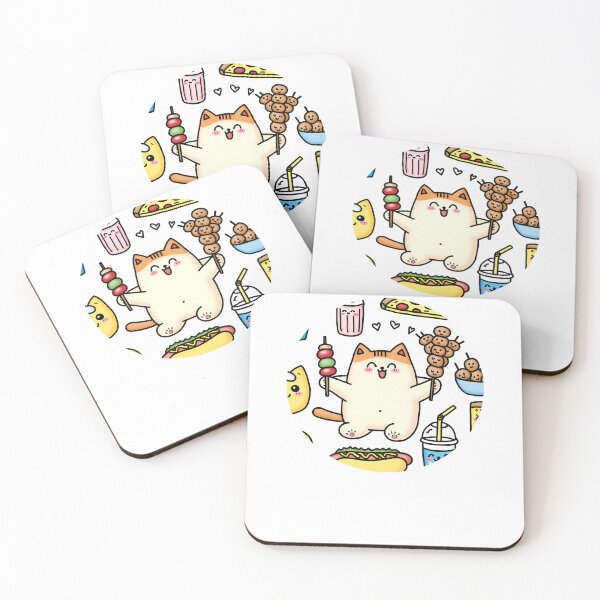 Item preview, Cute Kwaii Cheese Burger, Pizza, Hot Dog, Fastfood   designed and sold by Logiamerch.