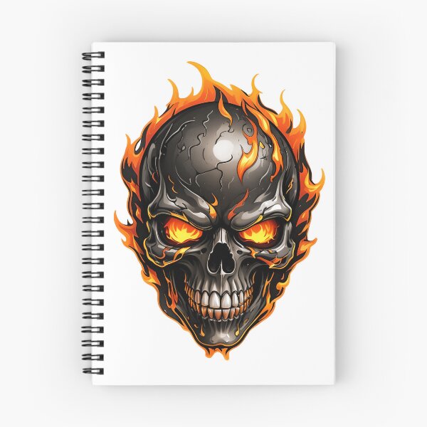 Item preview, Angry Flaming Skull designed and sold by DAYZN-ARTIST.
