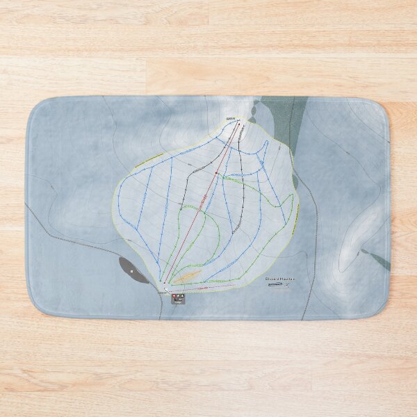 Artikelvorschau, Blizzard Mountain Resort Trail Map entworfen und verkauft von Mapsynergy.
