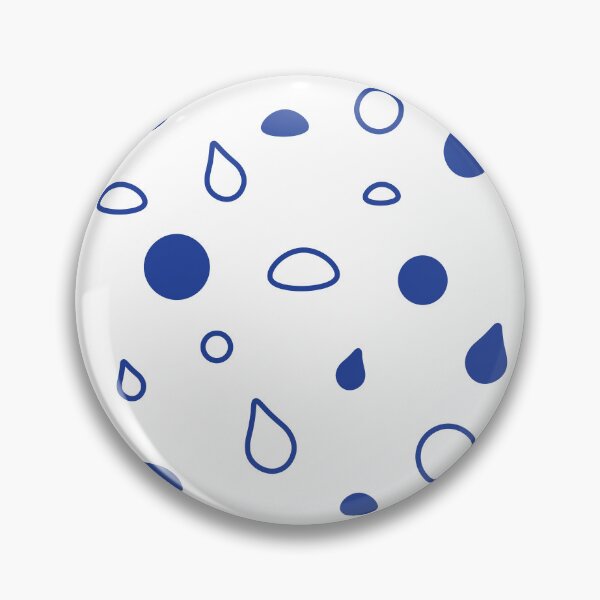Item preview, Simple Blue Water Droplet Pattern designed and sold by Carsondood.