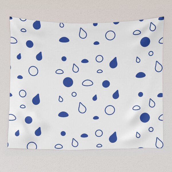 Item preview, Simple Blue Water Droplet Pattern designed and sold by Carsondood.