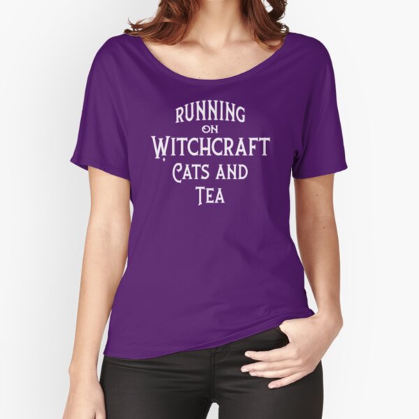 Item preview, Running on Witchcraft, Cats and Tea Cheeky Witch® designed and sold by cheekywitch.