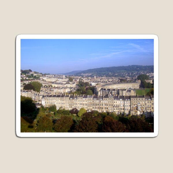 Aerial Image of Bath, Somerset, UK Magnet