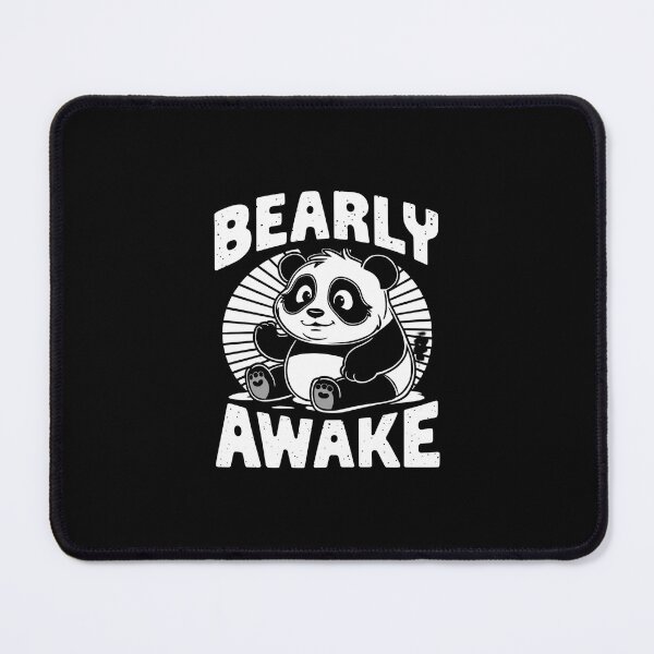 Item preview, Bearly Awake Tired Panda designed and sold by Haji Kamora.