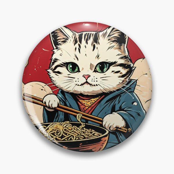 Item preview, ramen cat designed and sold by Catophile.