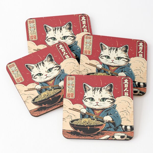Item preview, ramen cat designed and sold by Catophile.
