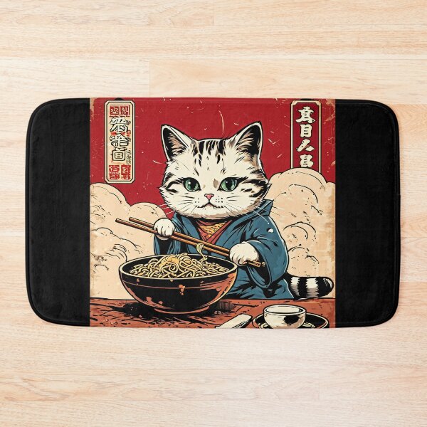 Item preview, ramen cat designed and sold by Catophile.