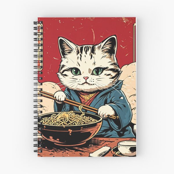 Item preview, ramen cat designed and sold by Catophile.