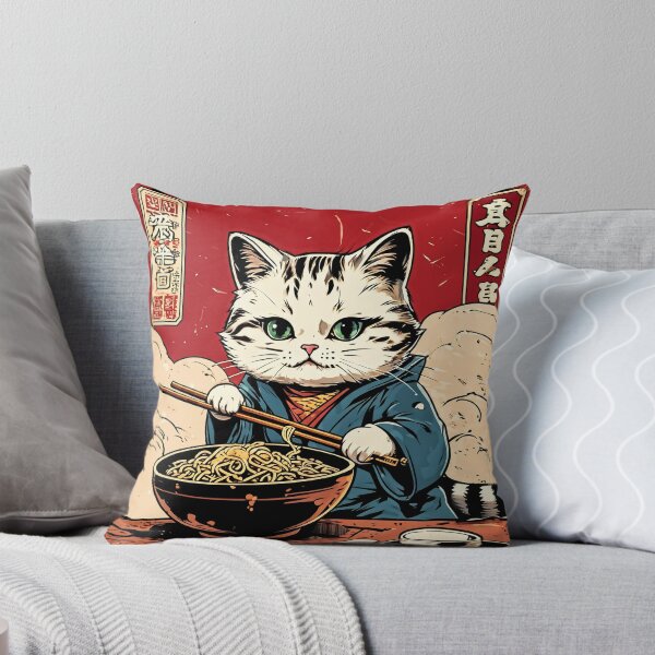 Item preview, ramen cat designed and sold by Catophile.