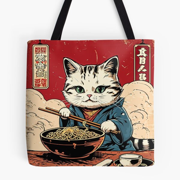 Item preview, ramen cat designed and sold by Catophile.