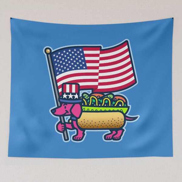 Item preview, Patriotic Chicago Dog designed and sold by dangerhuskie.
