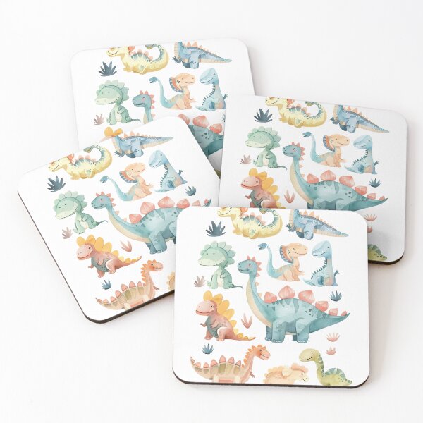 Item preview, Cartoon dinosaurs set v2 designed and sold by Stickio.