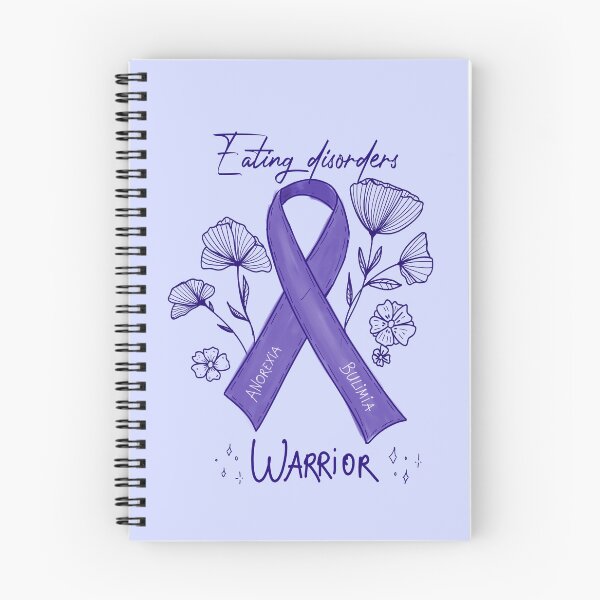 Item preview, "Eating Disorder warrior" purple healing ribbon / Mental health  designed and sold by SakuraYoruki.