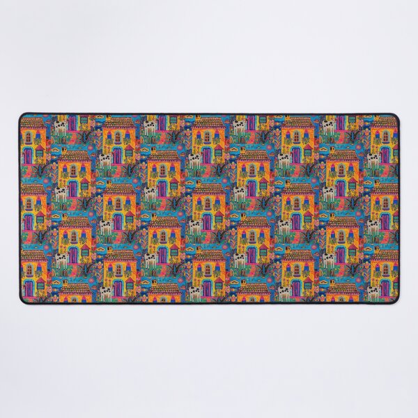 Item preview, House in Village and Cow,Positive vibe and colours  designed and sold by Piotrek0001.