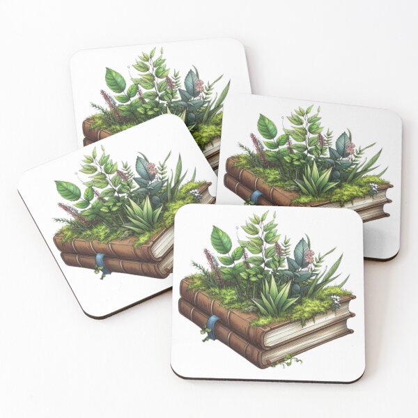 Item preview, Overgrown Books designed and sold by EmberlyDawn.