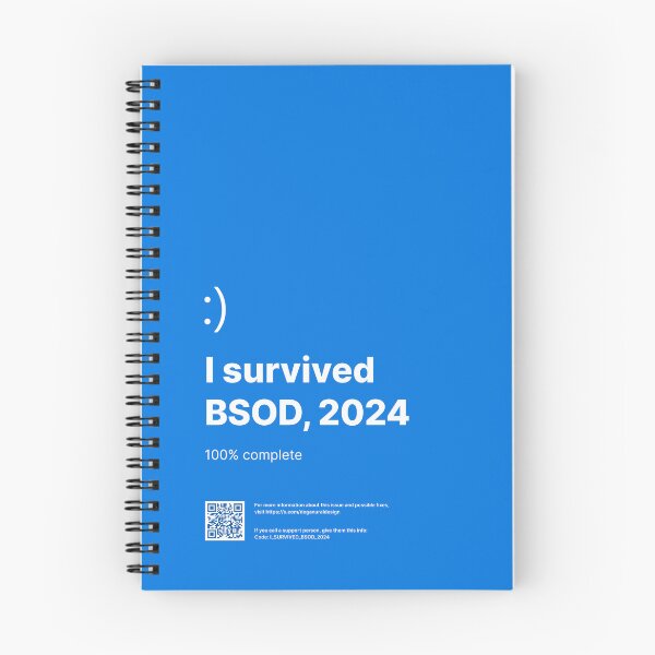 Item preview, I Survived BSOD 2024 designed and sold by Dogan Ural.