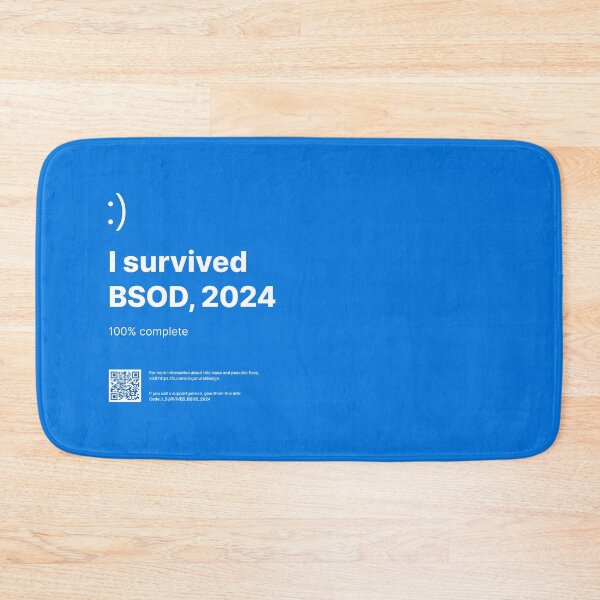Item preview, I Survived BSOD 2024 designed and sold by Dogan Ural.