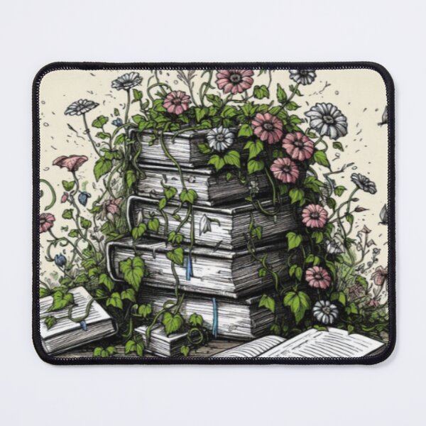 Item preview, Overgrown Book Stack designed and sold by EmberlyDawn.