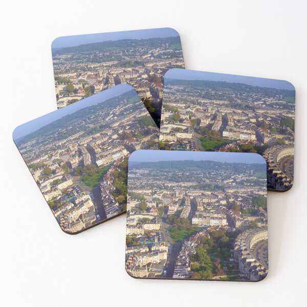 Item preview, Aerial Image of Bath, Somerset, UK  designed and sold by FOLK ART FUSION by heidiannemorris.