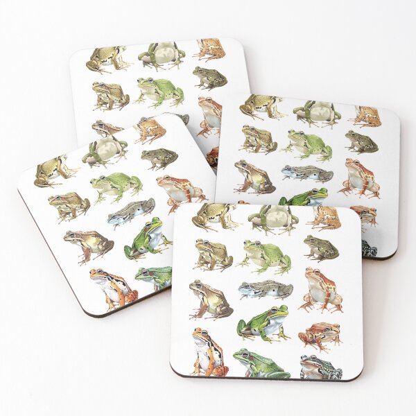 Item preview, Set frogs v3 designed and sold by Stickio.