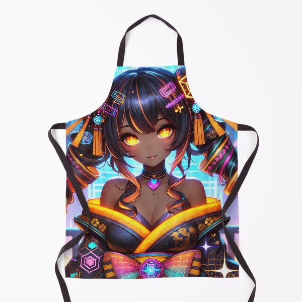 Item preview, Orange Twin Tails designed and sold by The Journey Ain't Mid.