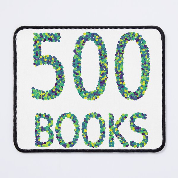 Item preview, 500 books milestone Sticker designed and sold by planisphaerium.