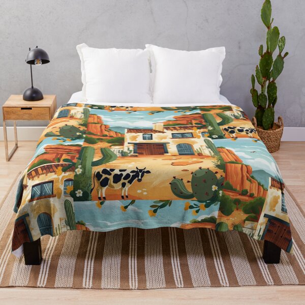 Item preview, House in Village and Cow,Positive vibe and colours designed and sold by Piotrek0001.