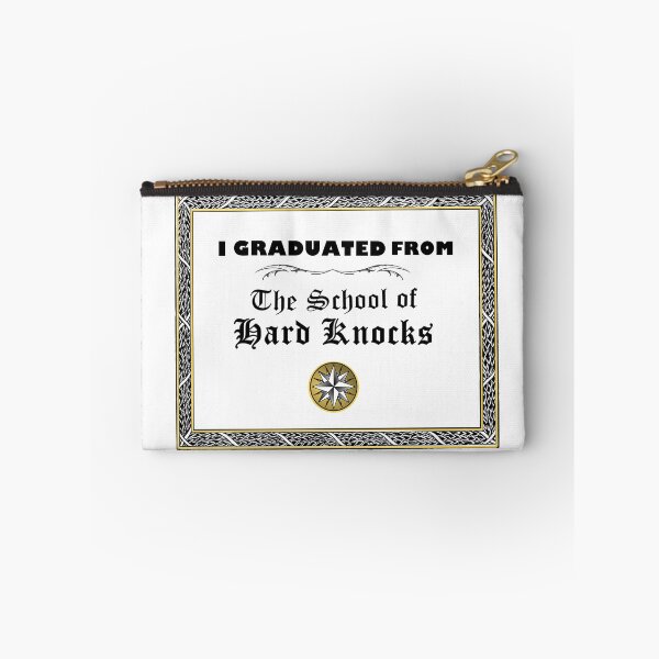 Item preview, I Graduated from the School of Hard Knocks - Black Text in Certificate Frame  designed and sold by MountMercantile.