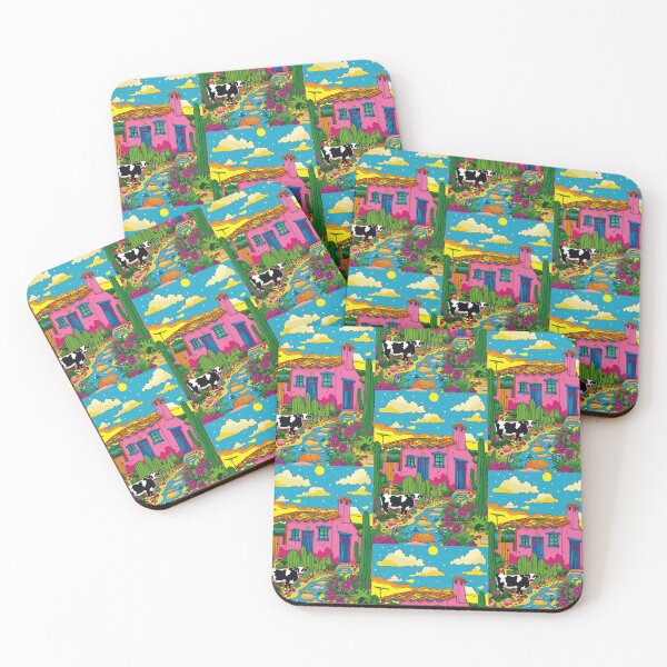 Item preview, House in Village and Cow,Positive vibe and colours designed and sold by Piotrek0001.